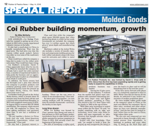 rubberandplasticnews - featured rubber molding manufacturer
